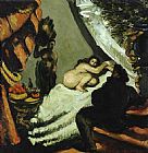 Paul Cezanne Canvas Paintings - A Modern Olympia